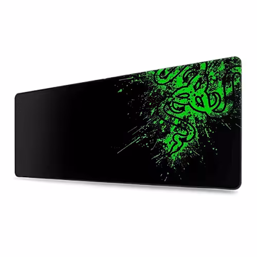 ماوس پد گیمینگ 30x80 با ضخامت 3mm طرح Razer Goliathus