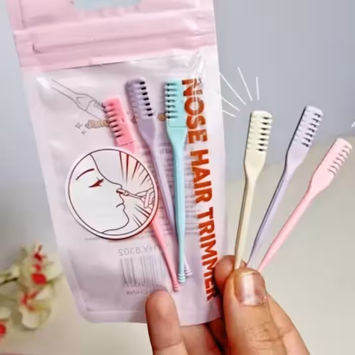 پاک کننده گوش و بینی تمیز کننده عالی پک 3 عددی تیغ از بین یرنده موهای ذائد بینی همراه یک سر پاک کننده گوش   