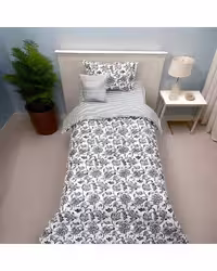 سرویس خواب یک نفره چهار تکه سفید مانیکا هوم Monica Home مدل Mehra مهرا