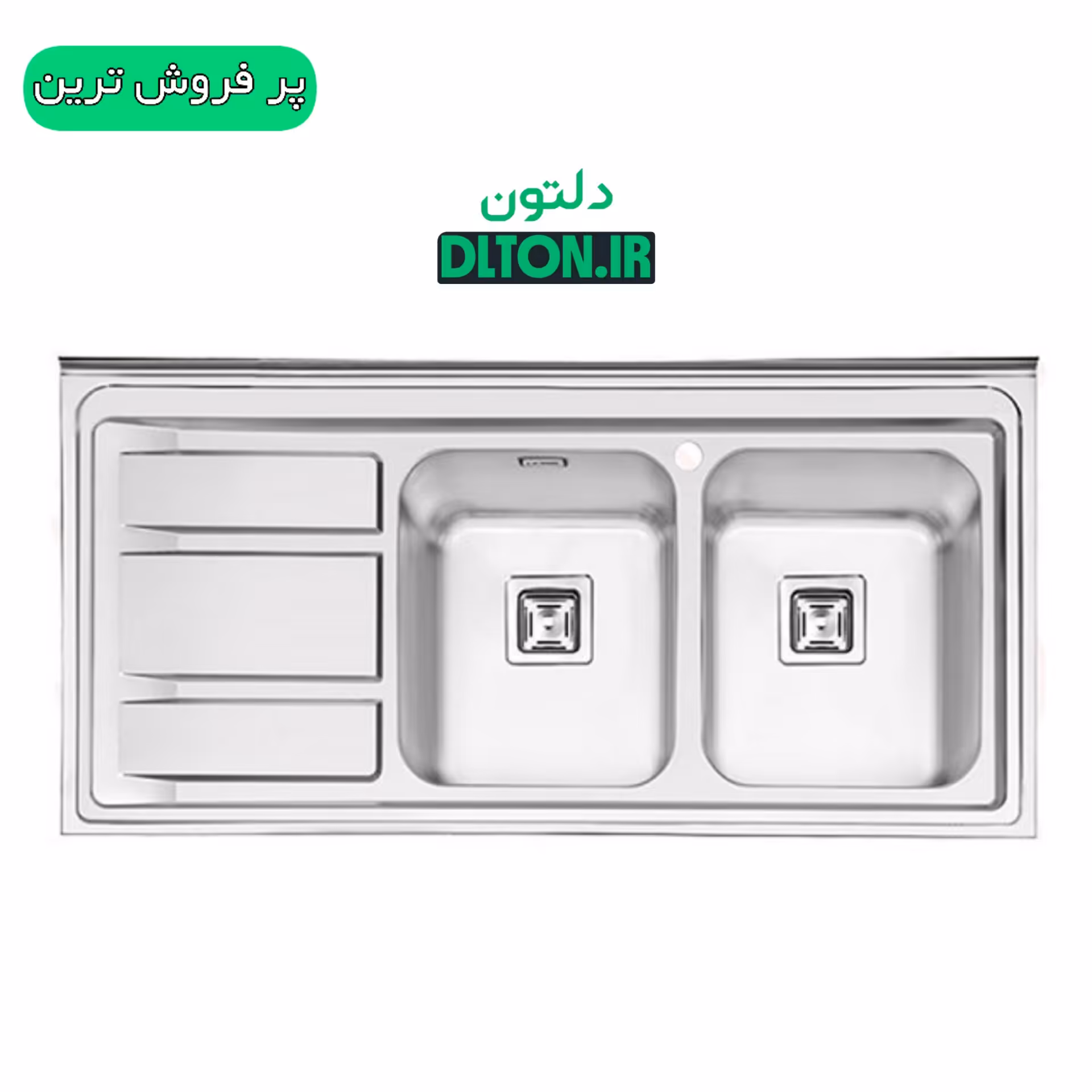 سینک ایلیا استیل 1068 روکار