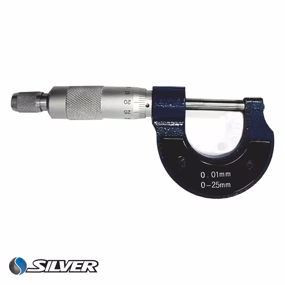 خرید میکرومتر 25-0 خارج - سیلور | آرسی تولز معتبرترین فروشگاه اینترنتی ابزارآلات