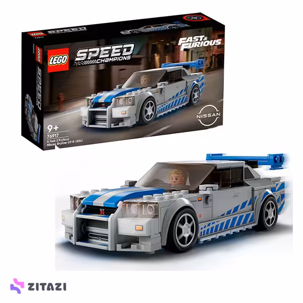لگو سری اسپید مدل نیسان اسکای‌لاین GT-R (R34) کد 76917