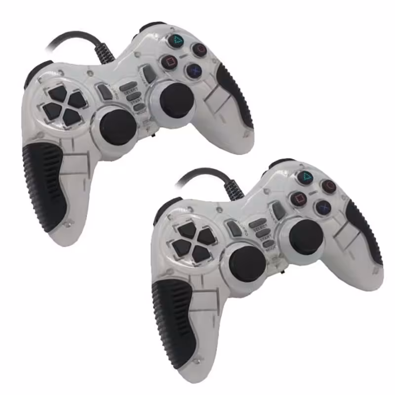 دسته بازی فانتزی دوبل شوک دار ونوس Venous PV-G223 سفید