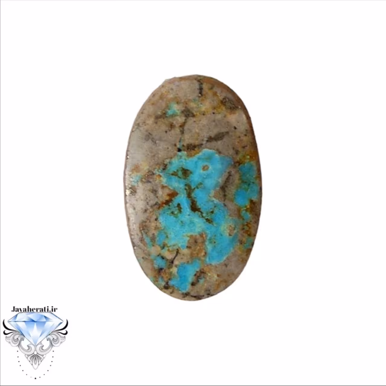 نگین فیروزه نیشابور اصیل و معدنی T25