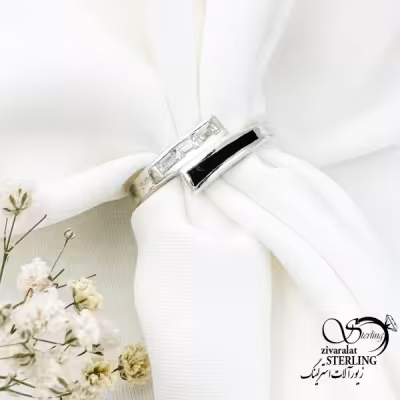 انگشتر نقره کلاسیک عیار925 کد 15716
