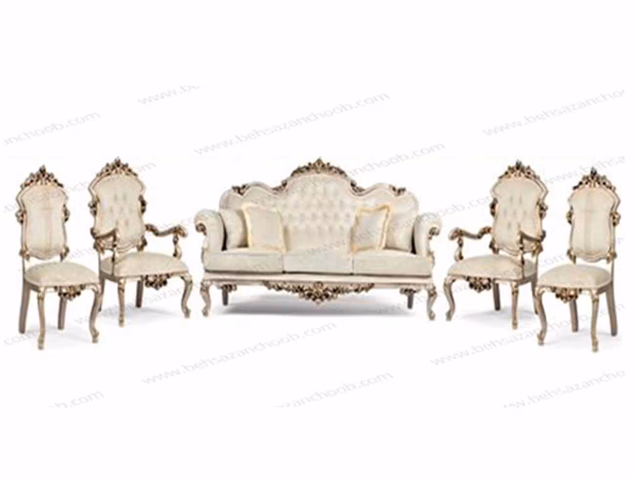 مبل استیل چوبی سزار کد 709