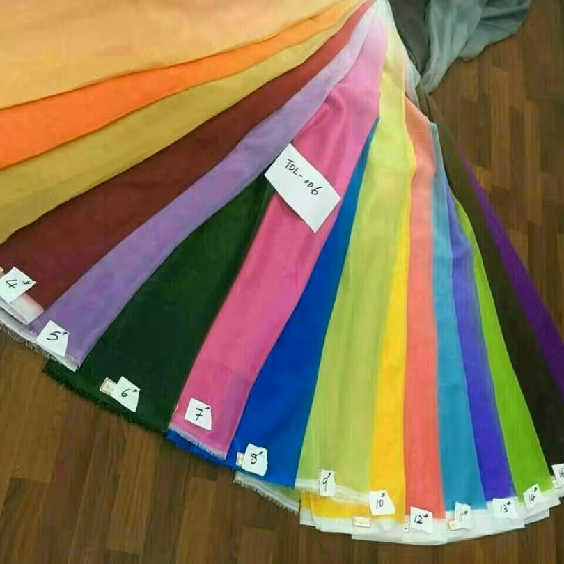 پارچه حریر کتن دورنگ