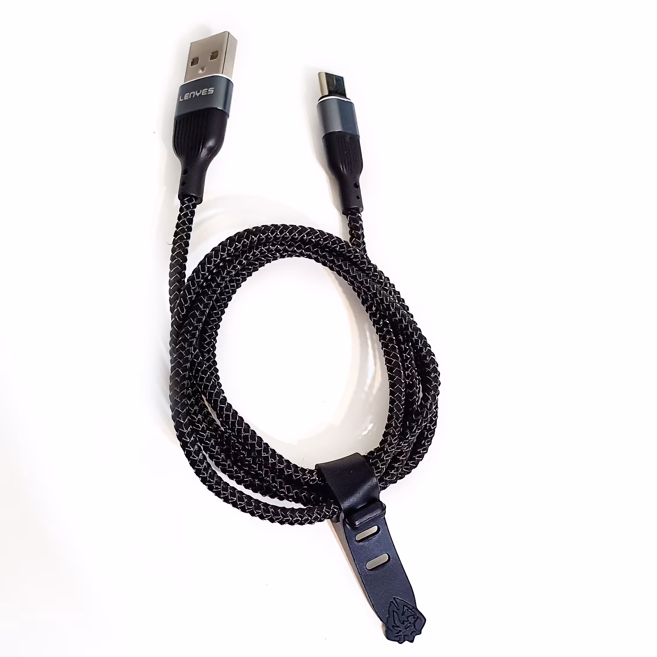 کابل لنیز مدل LC951 
یک متری فست شارژ اتصال فلزی بافت روکش دار مقاومت بالا