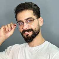ارسال رایگان عینک طبی مردانه مشکی چندضلعی بلوکات برند پلیس