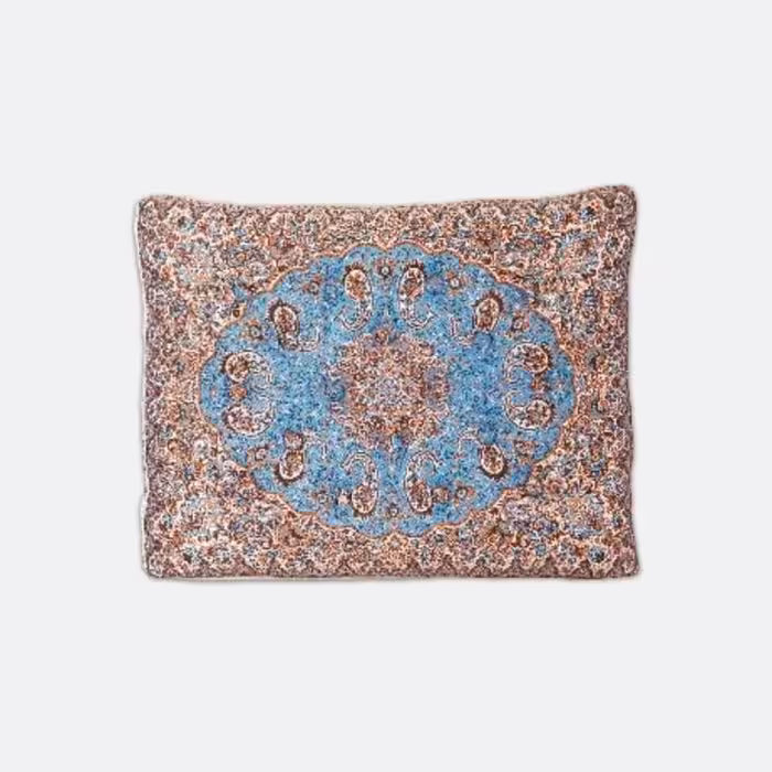 پشتی سنتی  آجیده رنگبندی 18 دکمه 