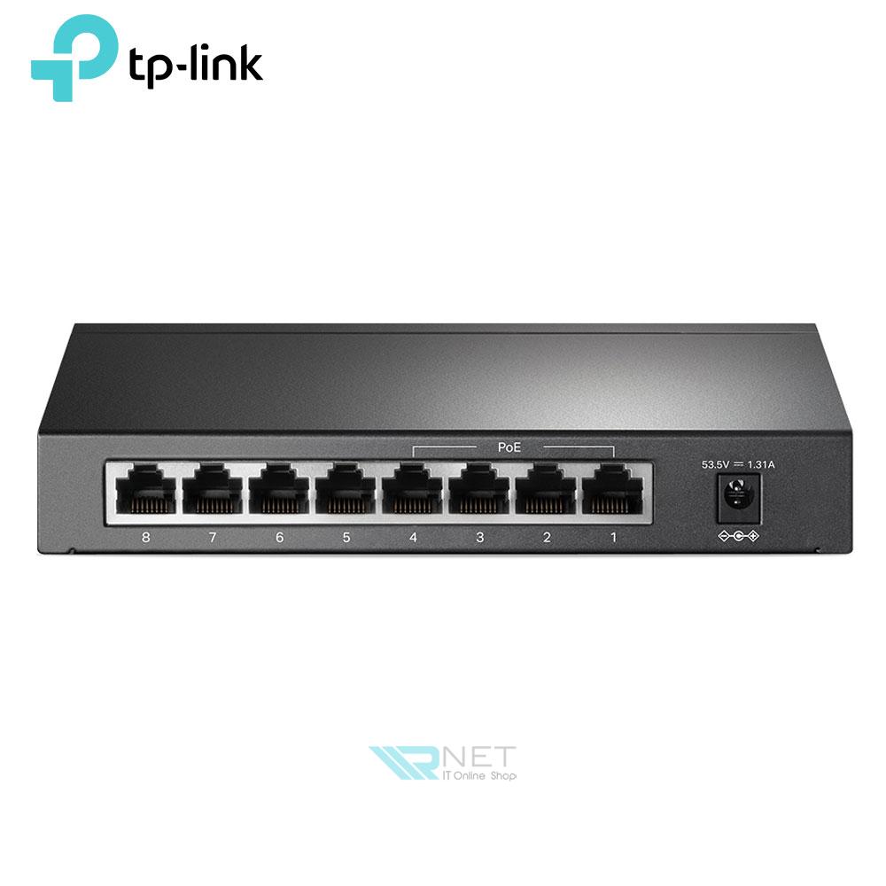 سوئیچ شبکه 8 پورت گیگابیت 64W POE تی پی لینک مدل TL-SG1008P
