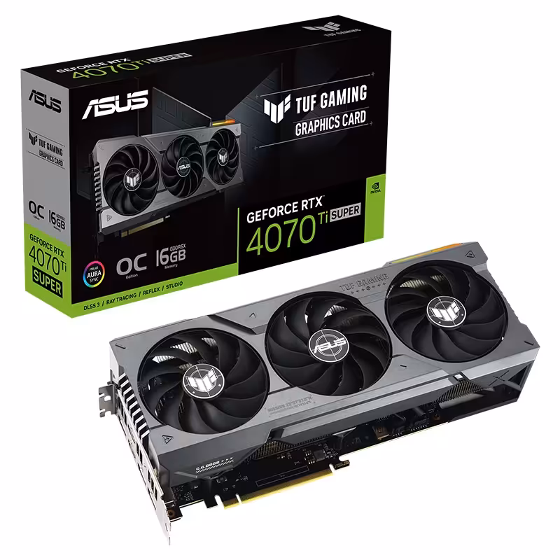 کارت گرافیک ASUS TUF Gaming GeForce RTX 4070 SUPER OC Edition 12GB | آی تی هوم