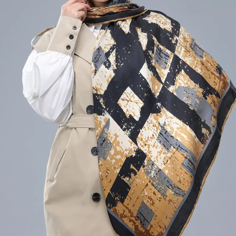 روسری درودست دوز