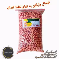 بادام زمینی خام ایرانی تبرک مغان درجه یک ( سایز درشت مغز ) امسالی 5 کیلویی