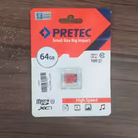 مموری 64 گیگ pretec با گارانتی 