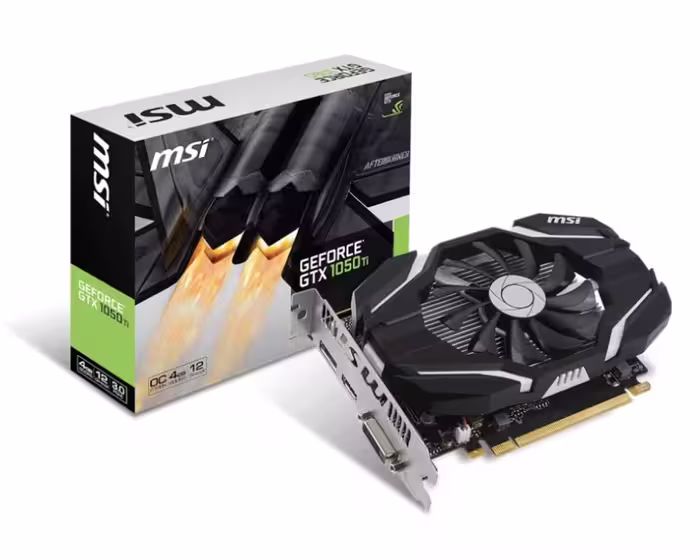 کارت گرافیک ام اس آی GTX 1050 Ti 4G OC