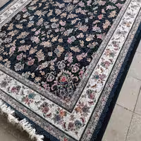 فرش 700 شانه ورژن  گیلداسرمه ای 6 متری هشت رنگ خامه بافان تراکم 2100 نخ هیدست شده بدون پرزدهی و ضد حساسیت