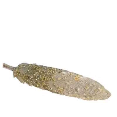 جاعودی مهره ای نقره طلایی ورق طلا