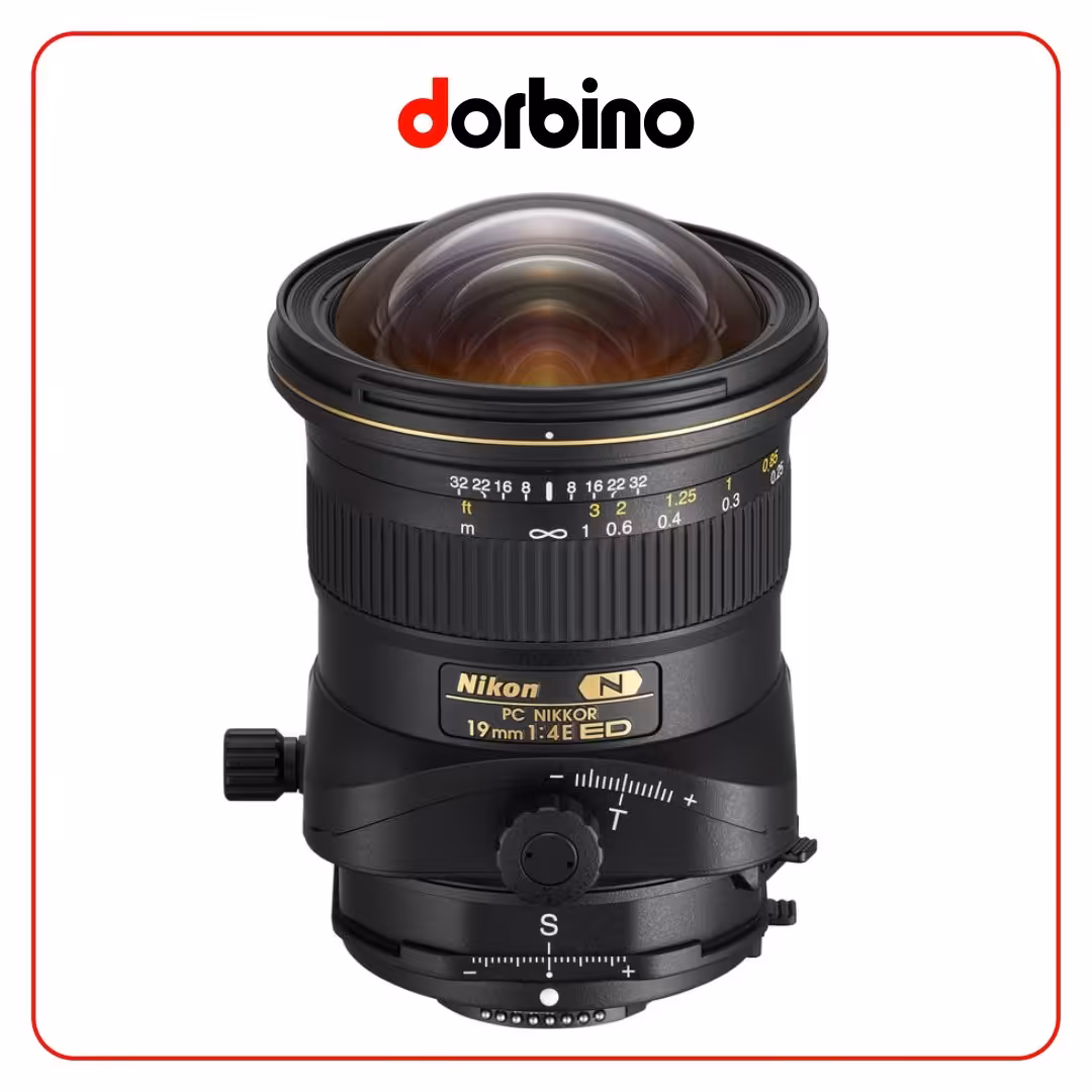 لنز نیکون Nikon PC NIKKOR 19mm f/4E ED Tilt-Shift Lens - فروشگاه دوربین دوربینو