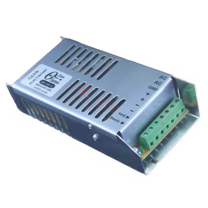 منبع تغذیه سوئیچینگ 12 ولت 8 آمپر (100 وات ثابت) اوژن الکترونیک مدل GPS100-12