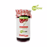 مربا آلبالو بدون قند و شکر بی لو 300 گرم(دیابتی و کم کالری و رژیمی)