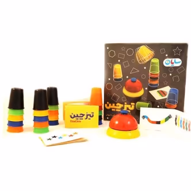 تیزچین 4 نفره 6 لیوانه اسباب بازی بازی بازی فکری 