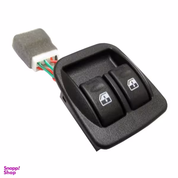 کلید شیشه بالابر دو پل خودرو کد X48 مناسب برای پراید 131