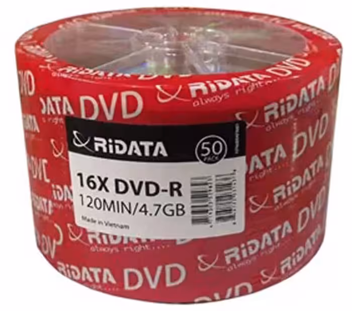دی وی دی خام ری دیتا بسته 50 عددی