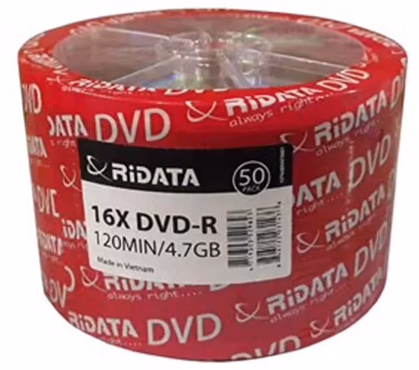دی وی دی خام ری دیتا بسته 50 عددی