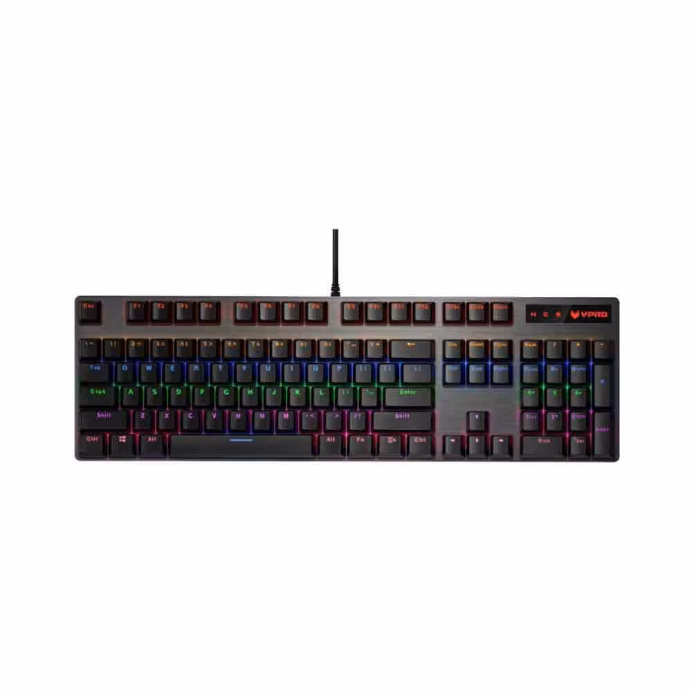 کیبورد گیمینگ مکانیکال رپو Rapoo V500 RGB Backlit Mechanical Gaming Keyboard