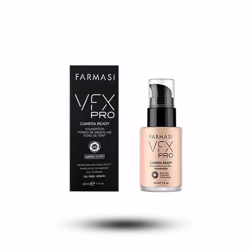 کرم پودر فول کاور فارماسی شماره 03 مدل VFX PRO حجم 30 میل
