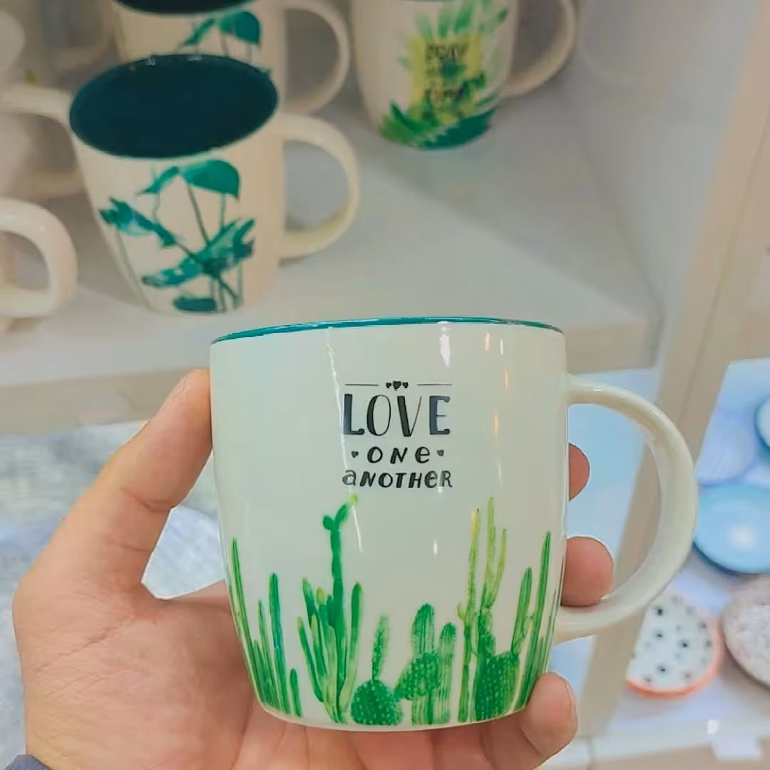 ماگ طرح برگ