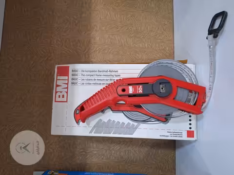 متر رشته ای 30 متری فلزی  دسته بیسیک  آلمانی BMI | اندازیاران