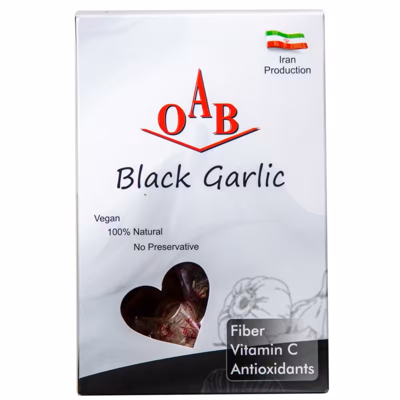 سیر سیاه فرآوری شده اُ آ ب - 200 گرم
