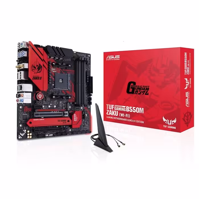 مادربرد ایسوس مدل TUF GAMING B550M (WI-FI) ZAKU II EDITION سوکت AM4