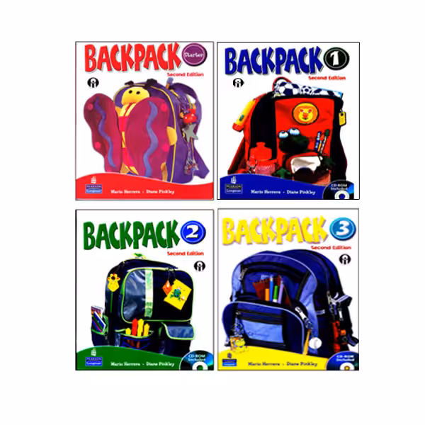 کتاب Backpack Second Edition اثر Marrio Herrera And Diane Pinkley انتشارات الوندپویان چهار جلدی