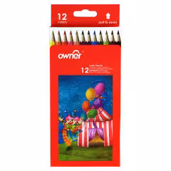 مداد رنگی 12 رنگ اونر مدل 141612 Clown