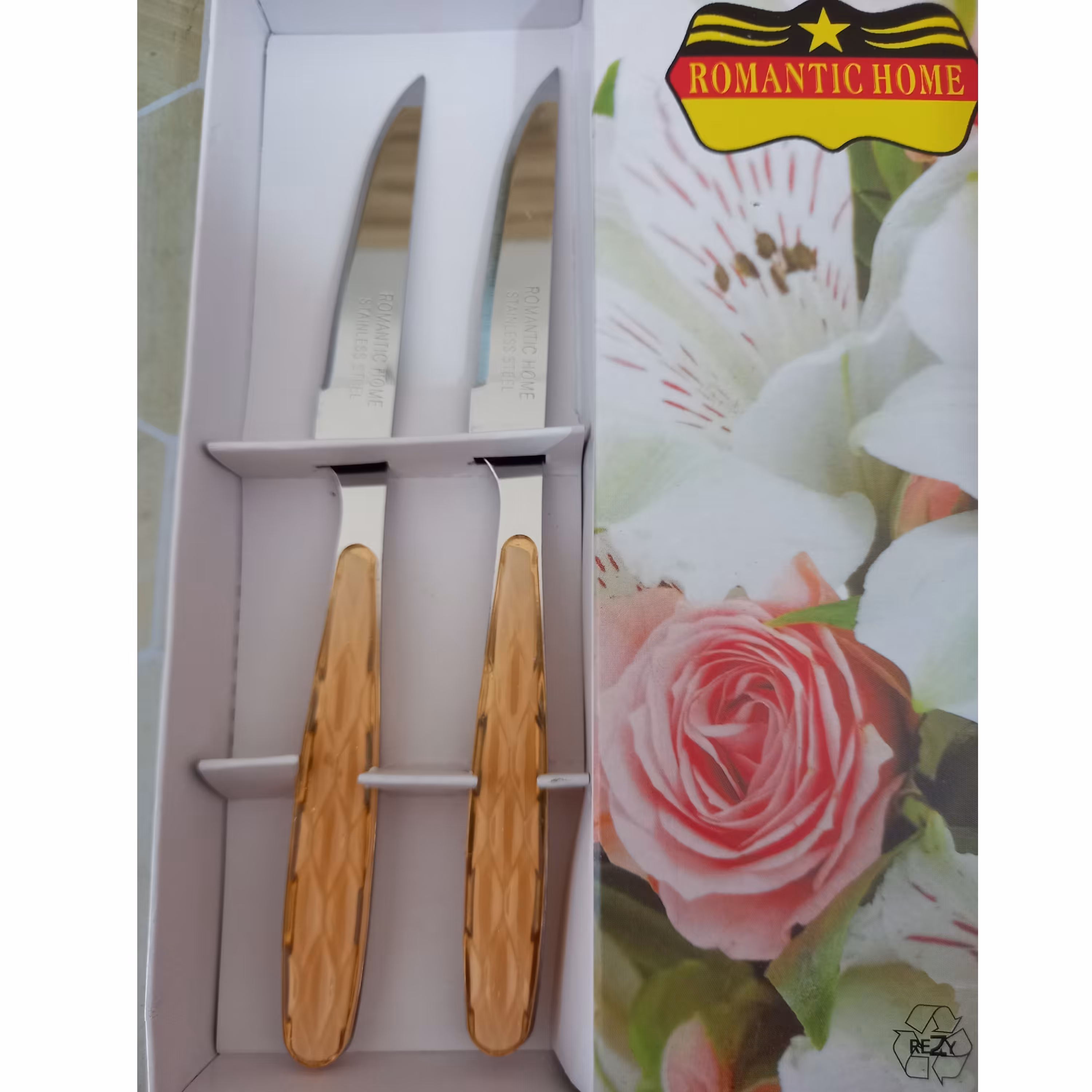 چاقو میوه خوری پذیرایی 12 عددی رومانتیک هوم 