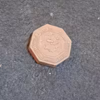 مهر نماز جیبی بسته 10 عددی مخلوط تربت و خاک مشهد شش ضلعی  4 سانت   