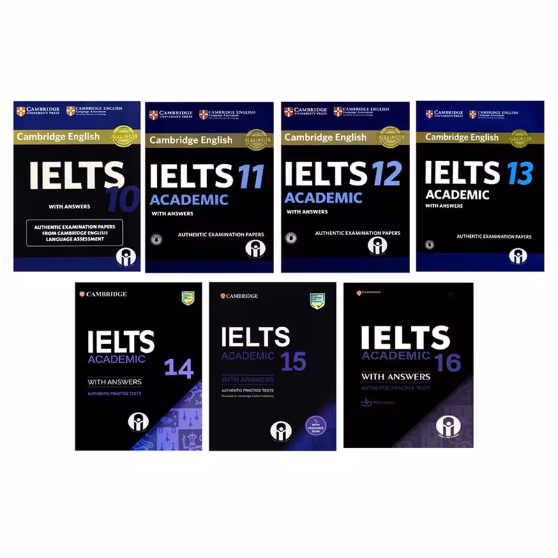 کتاب IELTS Academic Cambridge اثر جمعی از نویسندگان انتشارات الوندپویان جلد 10 تا 16