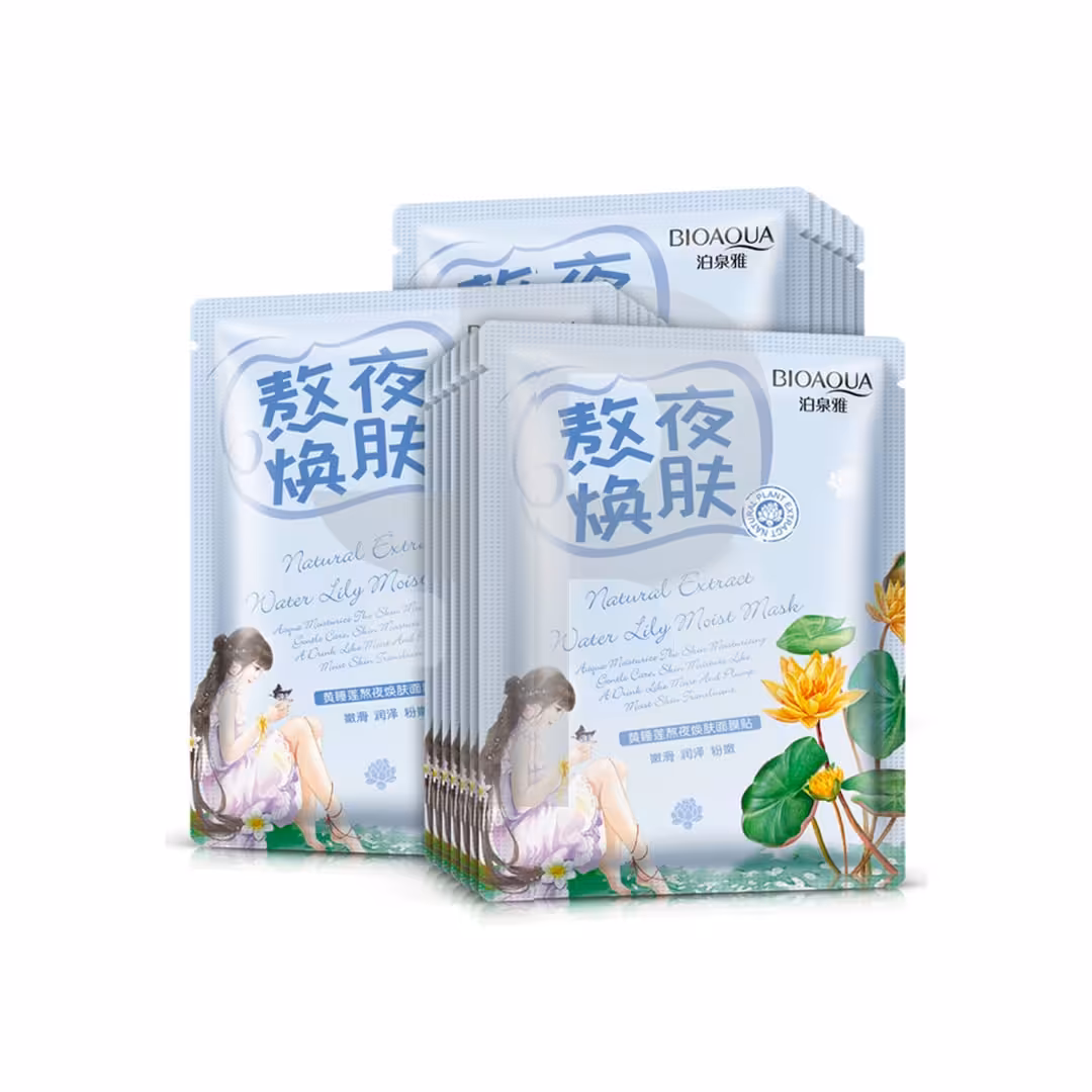 ماسک صورت ورقه ای گل لیلی زرد بیوآکوا