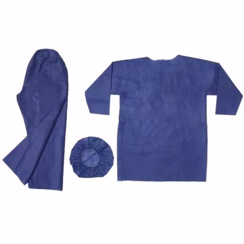 پیراهن شلوار کلاه آبی نفتی 38 گرم اسپان باند