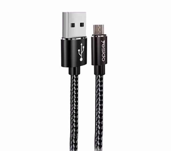 کابل تبدیل USB به MicroUSB یسیدو مدل CA-54 طول 0.3 متر