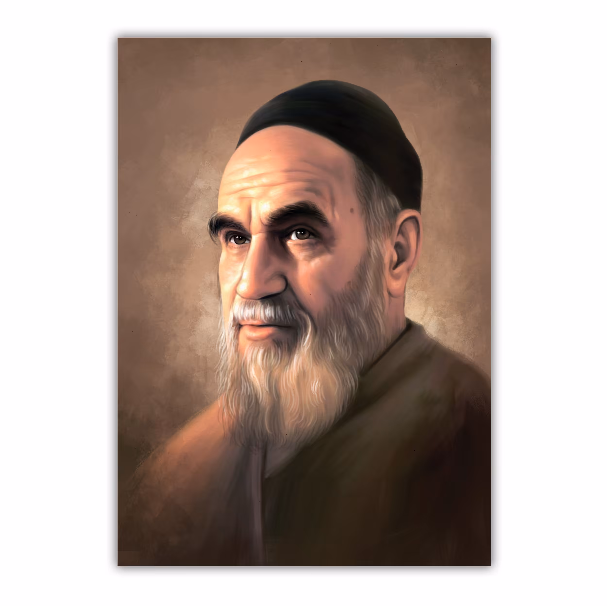 تابلو شاسی مدل امام خمینی سایز 20 در 28 کد 56