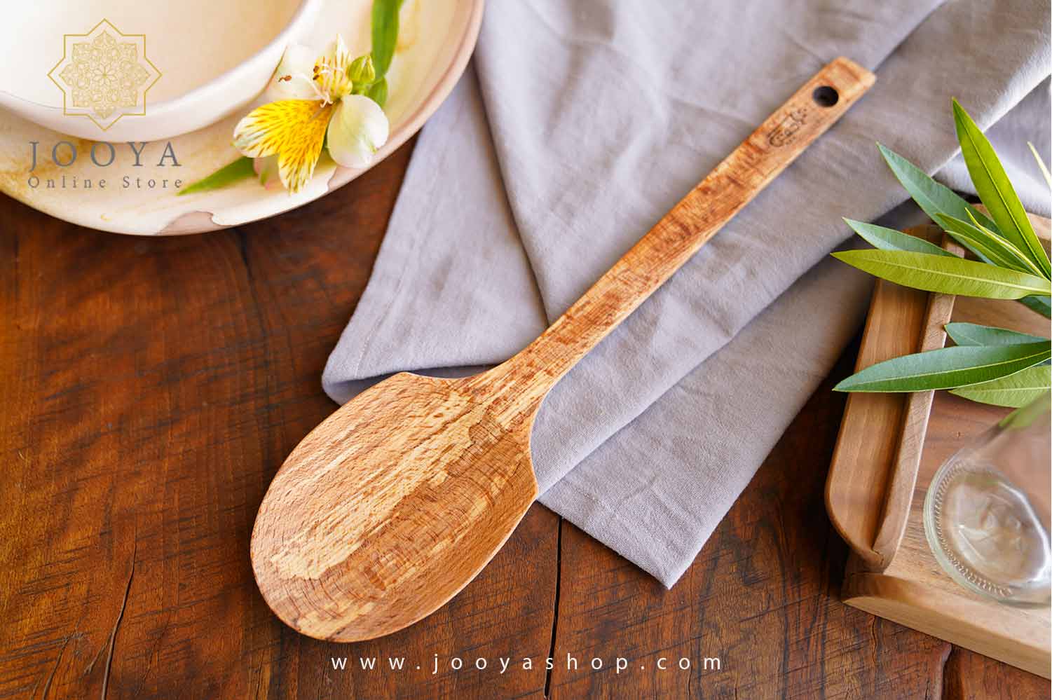 کفگیر چوبی پلویی