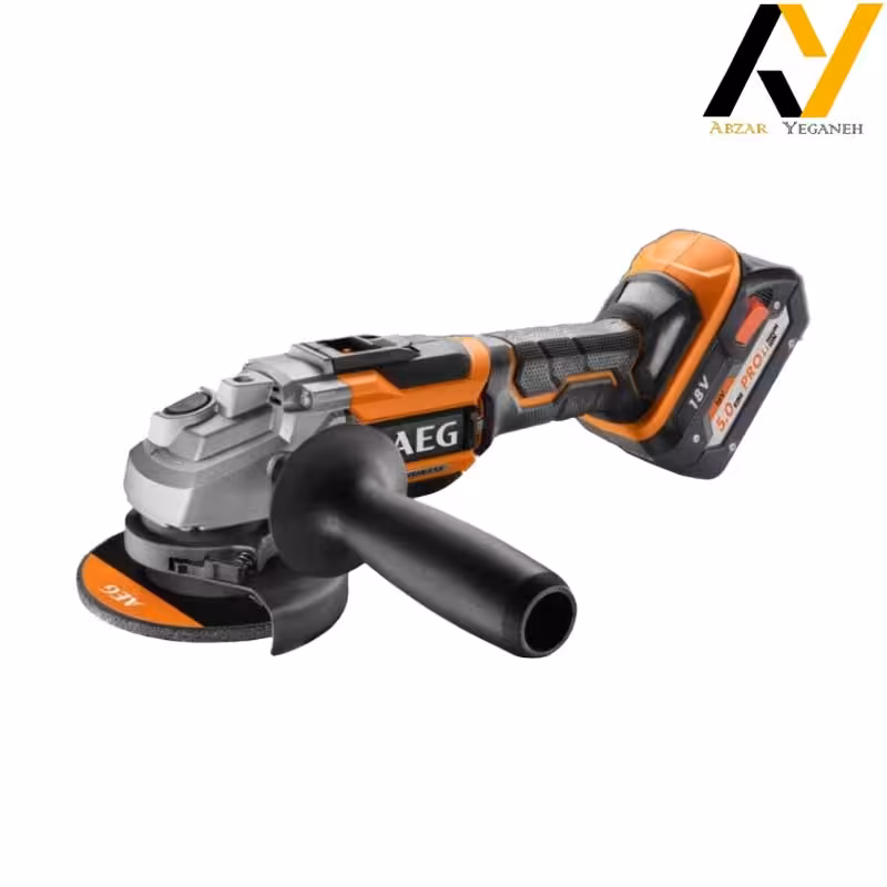 مینی فرز شارژی AEG نوع BEWS18-125BLLI-402C