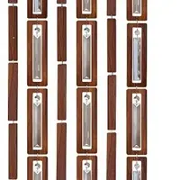 پرده آویز ترکیبی چوب و کریستال مدل آریا عرض30 ارتفاع 100 سانتیمتر(سفید)