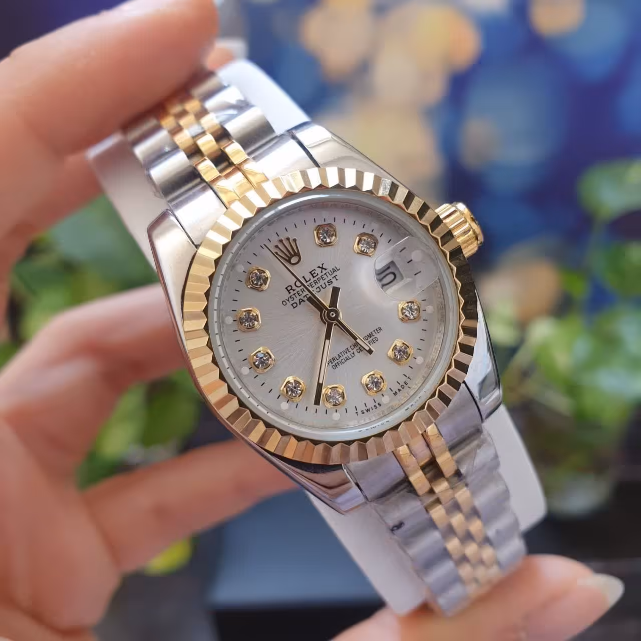 ساعت ست رولکس زنانه و مردانه موتور ژاپن میوتا کیفیت بالا ضد آب 