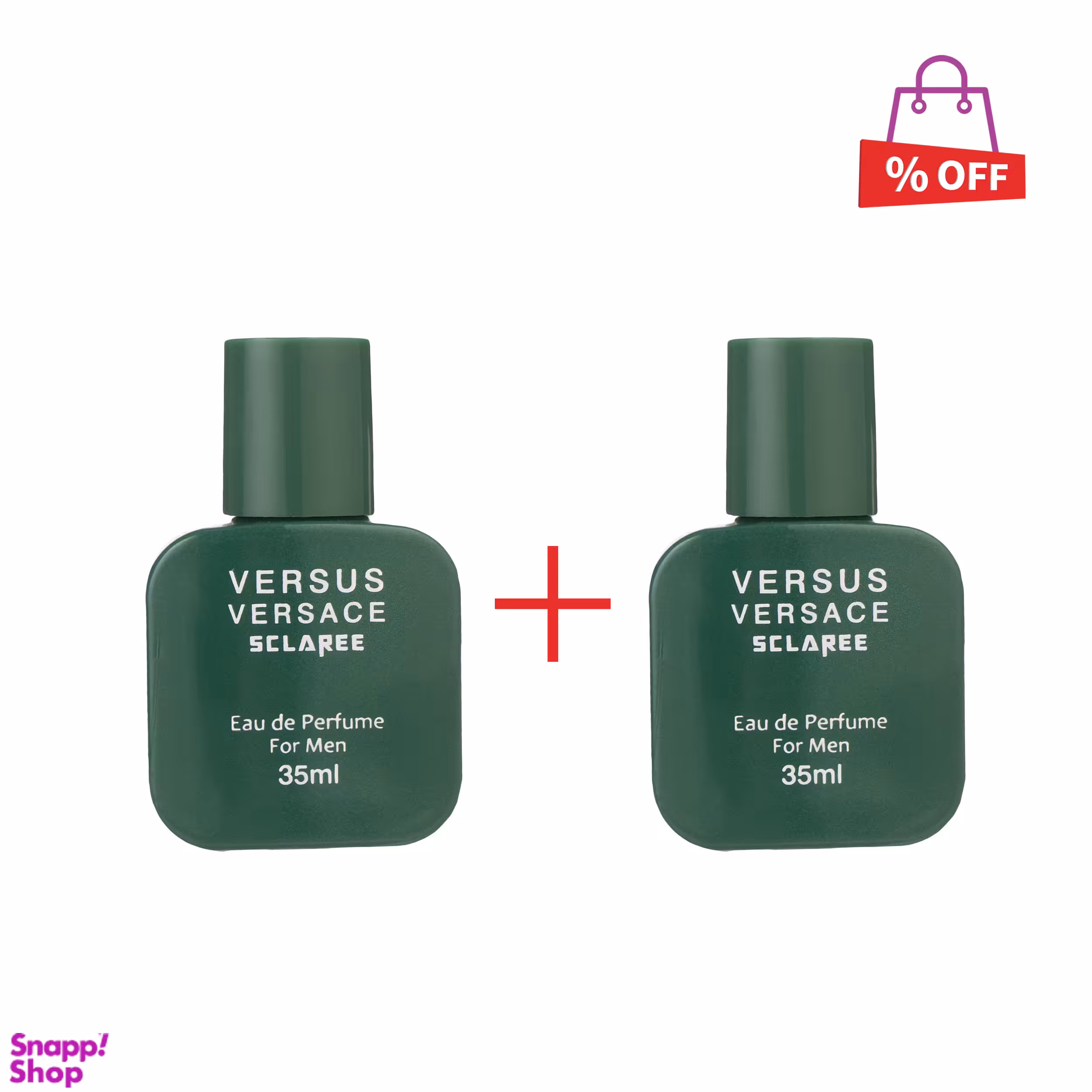 عطر جیبی مردانه اسکلاره (Sclaree) مدل Versace حجم 35 میلی‌لیتر مجموعه 2 عددی