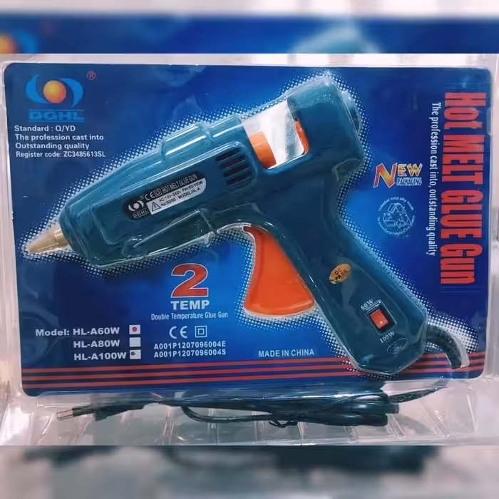 تفنگ چسب حرارتی بزرگ دو قدرته-دستگاه چسب حرارتی بزرگ-تفنگ حرارتی